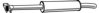 MAZDA Z60140300FSP13 Middle Silencer